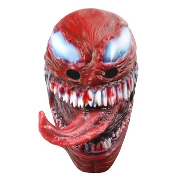 復仇者聯盟毒液長舌面具頭套cosplay 萬圣節舞會恐怖面具頭套