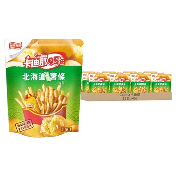 卡迪那 95度c 北海道薯條 真材實料 整顆馬鈴薯製 酥脆海苔風味  12包  40g