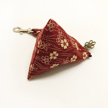 三角收納零錢包-日式櫻花