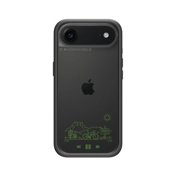 iPhone Air Mod NX -邊框背蓋組合 (相機按鈕) 黑 - Nature Explorers 自然探索指南 - 單車獨旅