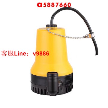 【咨詢客服應有盡有】小型DC12V24V220V直流潛水泵澆花菜抽水機漁船用海水遊艇艙底泵