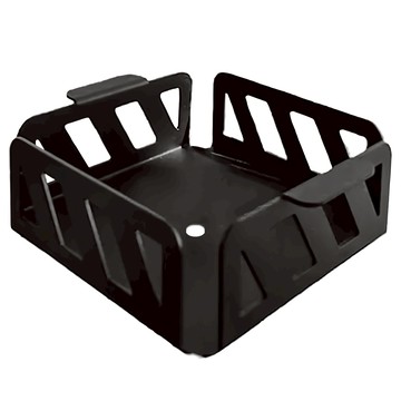 日月鉄工所 Light base旋轉調料盤，6061鋁合金材質，台灣產地  黑色  1個