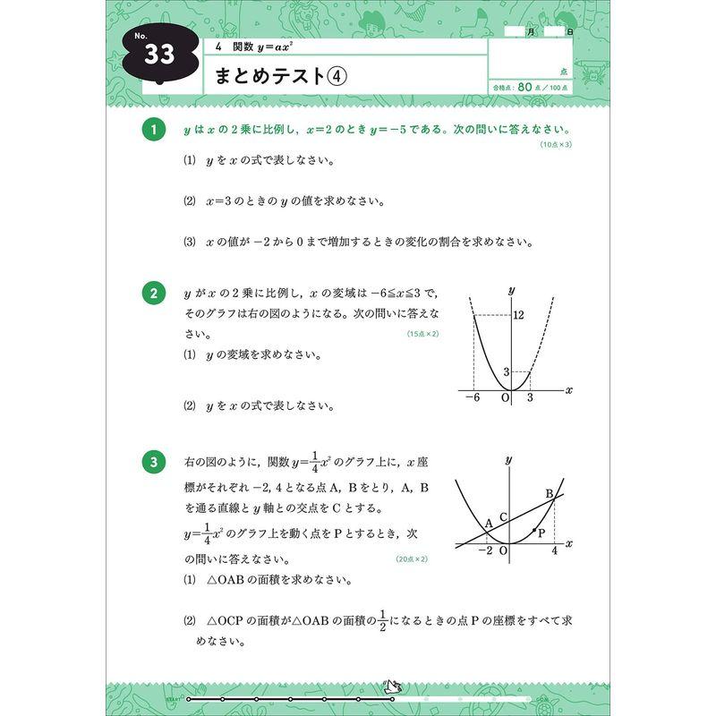 中3 数学 (10分間集中ドリル)