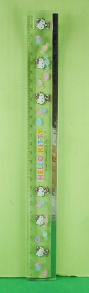 【震撼精品百貨】Hello Kitty 凱蒂貓~尺-單邊鐵邊-糖果圖案