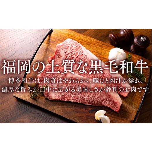 ふるさと納税 福岡県 宇美町 博多和牛サーロインステーキセット 500g (250g×2枚)／ 黒毛和牛 ステーキ 牛肉 福岡県 特産　DX005