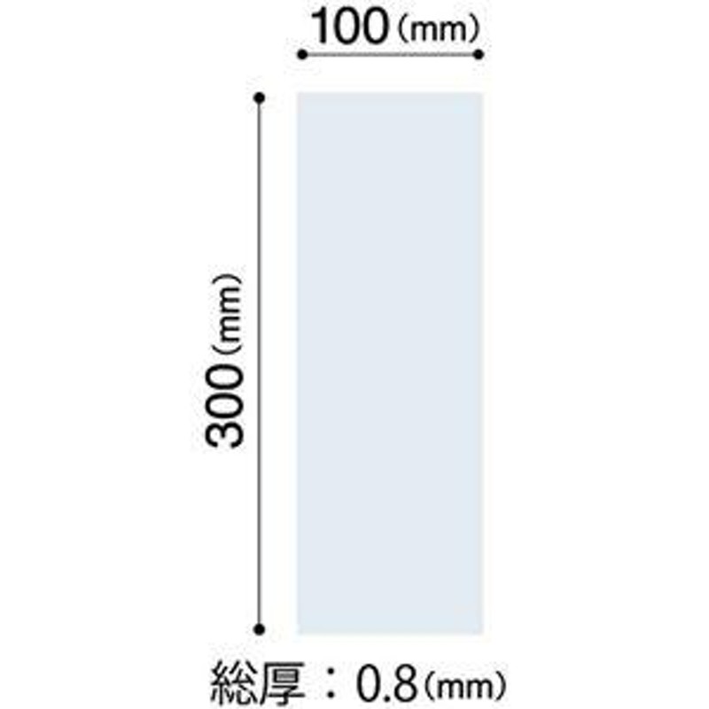 まとめ） ライオン事務器マグネットシート（ツヤなし） 100×300×0.8mm