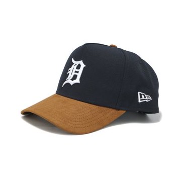 New Era 棒球帽 940 Visor Eframe 底特律老虎 海軍藍 駝色 麂皮 老帽 NE60759010