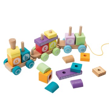Teamson 木製小火車玩具組