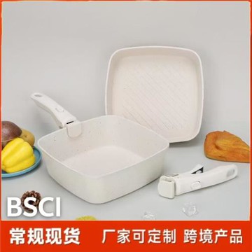 跨境可拆卸手柄鍋家用鍋具套裝不粘鍋炒鍋湯鍋平底鍋套娃卡羅特