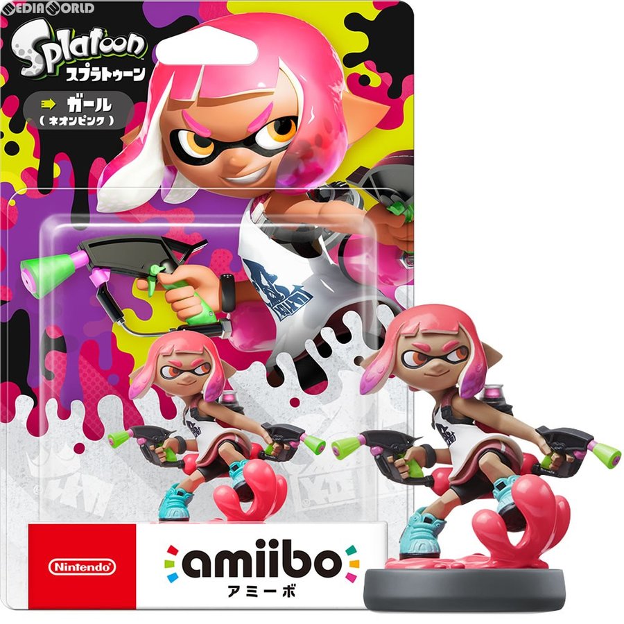 新品即納』{ACC}{Switch}amiibo(アミーボ) ガール【ネオンピンク】(スプラトゥーンシリーズ)  任天堂(NVL-C-AEAJ)(20170721) 通販 LINEポイント最大0.5%GET | LINEショッピング