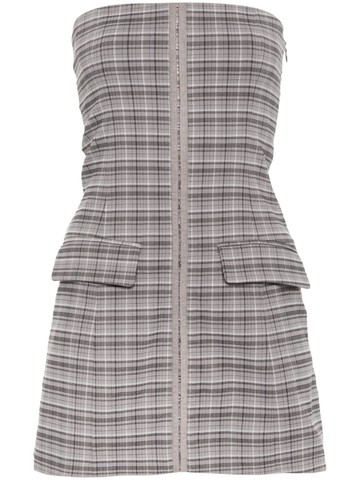 Mini abito con check-34