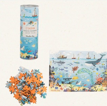 【廠商直送】Moulin Roty花園派對拼圖-海洋世界