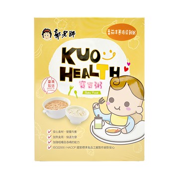 郭老師 寶寶粥 蕃茄洋蔥珠貝雞粥  原型食材熬煮 天然無調味 台灣製造  300g  1盒