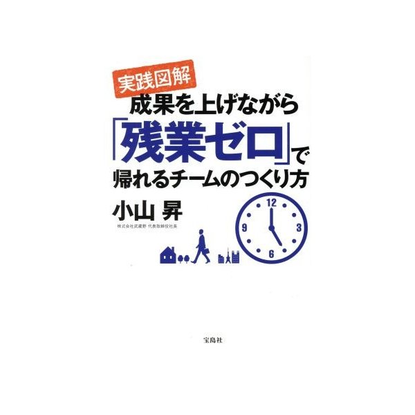 実践図解　成果を上げながら「残業ゼロ」で帰れるチームのつくり方／小山昇(著者)