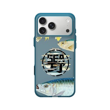 iPhone 17 Pro Max Clear (相機按鈕) 夜幕藍 - KID - 魚群海釣