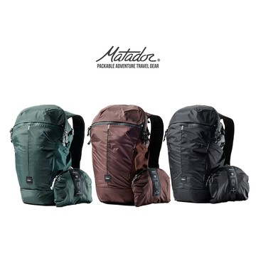 【Matador 鬥牛士】Packable Backpack 18L 輕量折疊背包 - 黑色