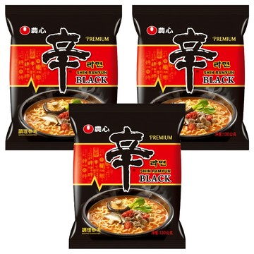 NONGSHIM 農心 頂級辛拉麵 微辣牛骨湯味 130g  3包