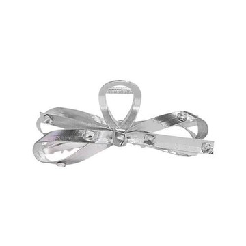 【巴黎精品】髮夾合金髮飾-蝴蝶結飄帶鑲鑽抓夾女飾品a1gh12