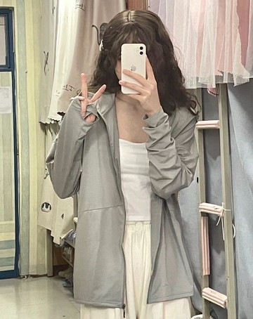 防曬衣女款夏季2022新款薄款oversize寬松開衫外套透氣冰絲防曬服