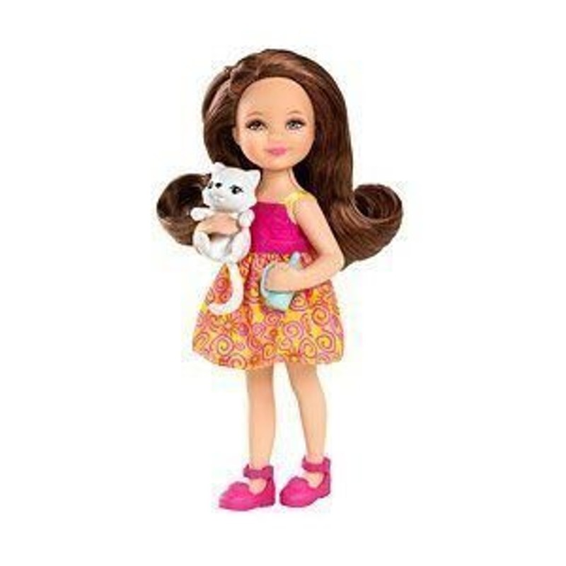 Barbie バービー CHELSEA DOLL WITH PET - KITSIE AND KITTEN 人形