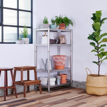 【誠宜居家】70x40x120公分 升級款加粗加厚(四層不鏽鋼置物架)-加強底部橫梁 收納架 不鏽鋼置物架 不銹鋼置物架 廚房不銹鋼置物架 置物架 家電架 廚房架 架子