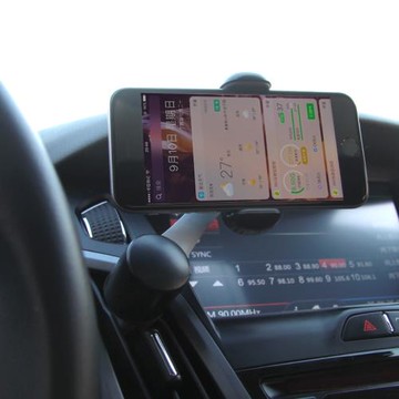 Dotidea雙向360度旋轉卡扣式出風口車載手機支架全角度調節通用型