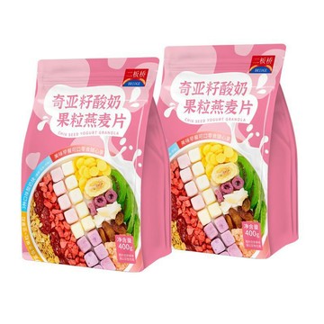🎈 台灣門市直出 燕麥片 酸奶果粒 水果燕麥片 二板橋 奇亞籽酸奶果粒 燕麥片 袋裝 可搭配酸奶牛奶干吃
