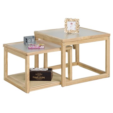 obis 吉川仿藤實木組合方几(全組)