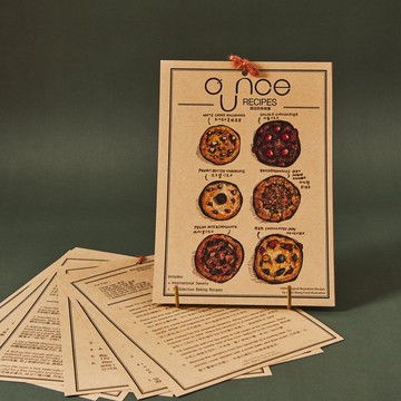 【玩食插畫工作室】簡易甜品烘焙食譜