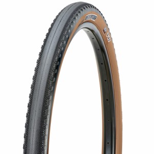 Maxxis Receptor Tire 650 x 47 Tubeless Folding BlackDark Tan Dual Exo