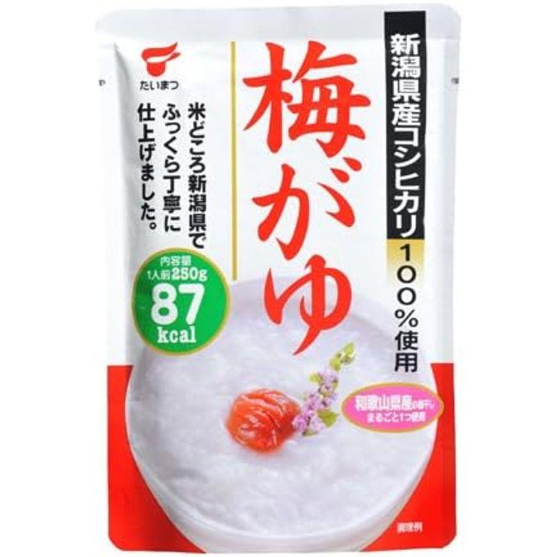 たいまつ食品 梅がゆ 250g×10袋入