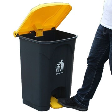 腳踏垃圾桶環衛商用廚房家用大容量學校餐廳加厚戶外分類腳踩[DD080109]