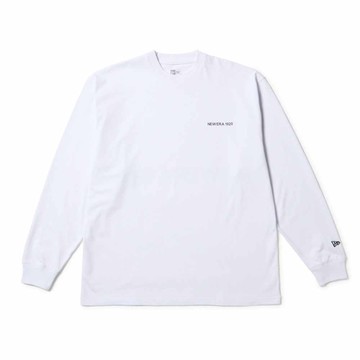 NEW ERA 男女 寬版長袖上衣 日版 NE1920 白 NE14735118