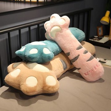 貓爪抱枕睡覺專用男生款側睡夾腿靠墊女床上抱睡卡通長條枕可拆洗