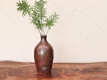 備前燒手工花瓶 : 燦切系列 h2-111