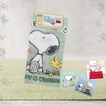 SNOOPY史努比小方巾-20x20cm-3條入x1組