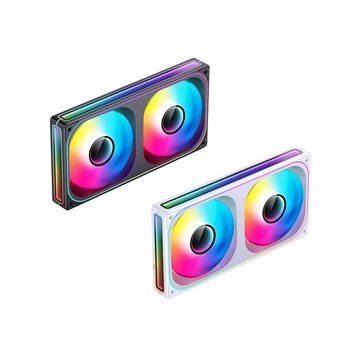 JONSBO 【Jonsbo】ZB240 ARGB Gen1 一體式全幅無限鏡風扇 黑/白(3年換新/模組化接頭/TH水冷風扇)