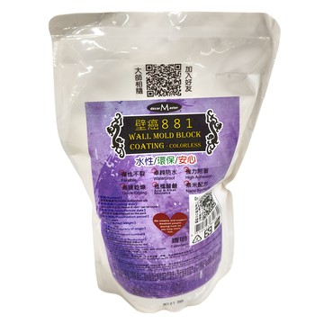 decorMaster 壁癌881 防水防霉壁癌塗料 透明  1包