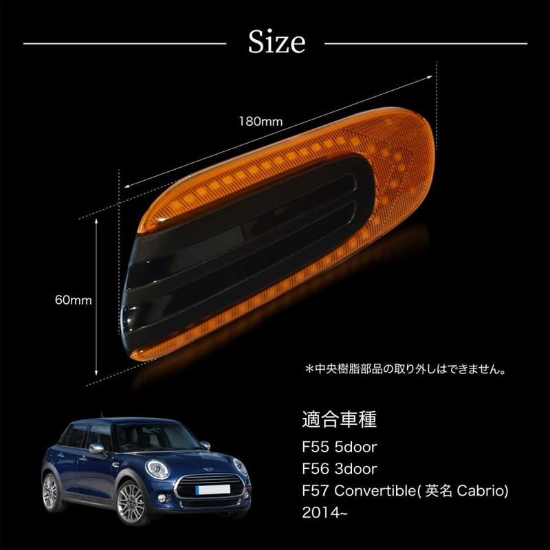 超希少】MINI純正F56 F55 F57サイドスカットル JCW ブラック 【楽天