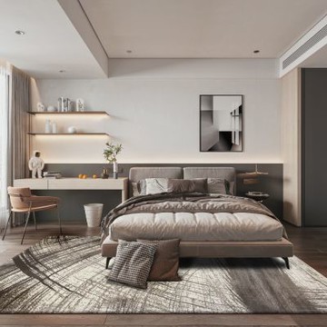 【山德力】斑駁藝術感地毯 160x230cm 愷文