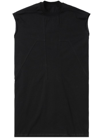 Rick Owens - Spintered Tarp cotton tank top - men - Cotton - L - Black