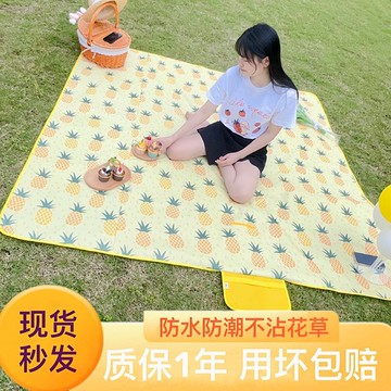 野餐墊可機洗防潮布戶外露營地墊野外防水帳篷郊遊草坪春遊墊子【華臺】