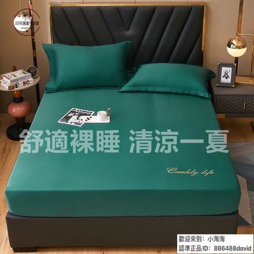 高品質【現貨】水洗真絲床包 素色床包 單人床包 雙人床包 涼感舒適裸睡 床罩 刺繡床包 床包組 床包 床單 床罩 枕頭套