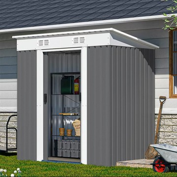 免運/可開票 工廠直銷 可批發 戶外簡易移動房子清倉儲物房花園折疊工具房雜物鐵皮房 出貨快pyy9017