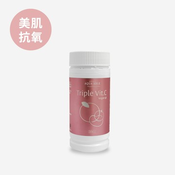 【AQUA ABLE】美肌抗氧 TRIPLE VIT.C 天然維生素C (30粒)