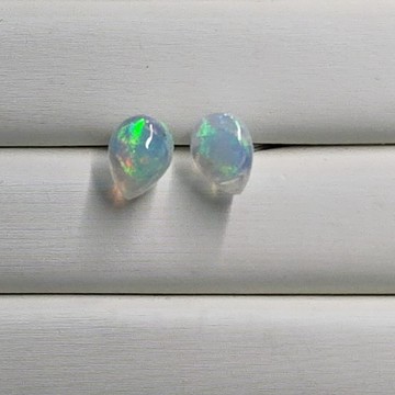 歐珀 歐泊耳環 耳針 水滴 S925銀針 天然❤晶寶水晶#K957