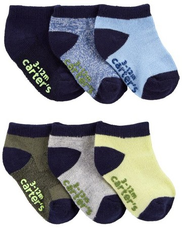 Baby 6-Pack Athletic Socks