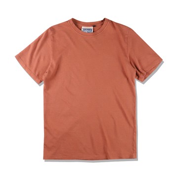 美國Jungmaven Baja Tee 7oz棉麻涼快透氣吸汗重磅7oz短T陶紅色