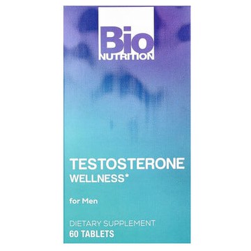 Bio Nutrition, Testosterone Wellness，男性，60 片