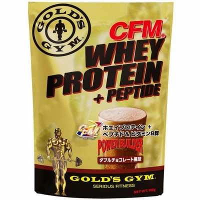 GOLD'SGYM（ゴールドジム）ホエイプロテイン　ダブルチョコレート風味　900g［F3500］CFM